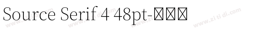 Source Serif 4 48pt字体转换